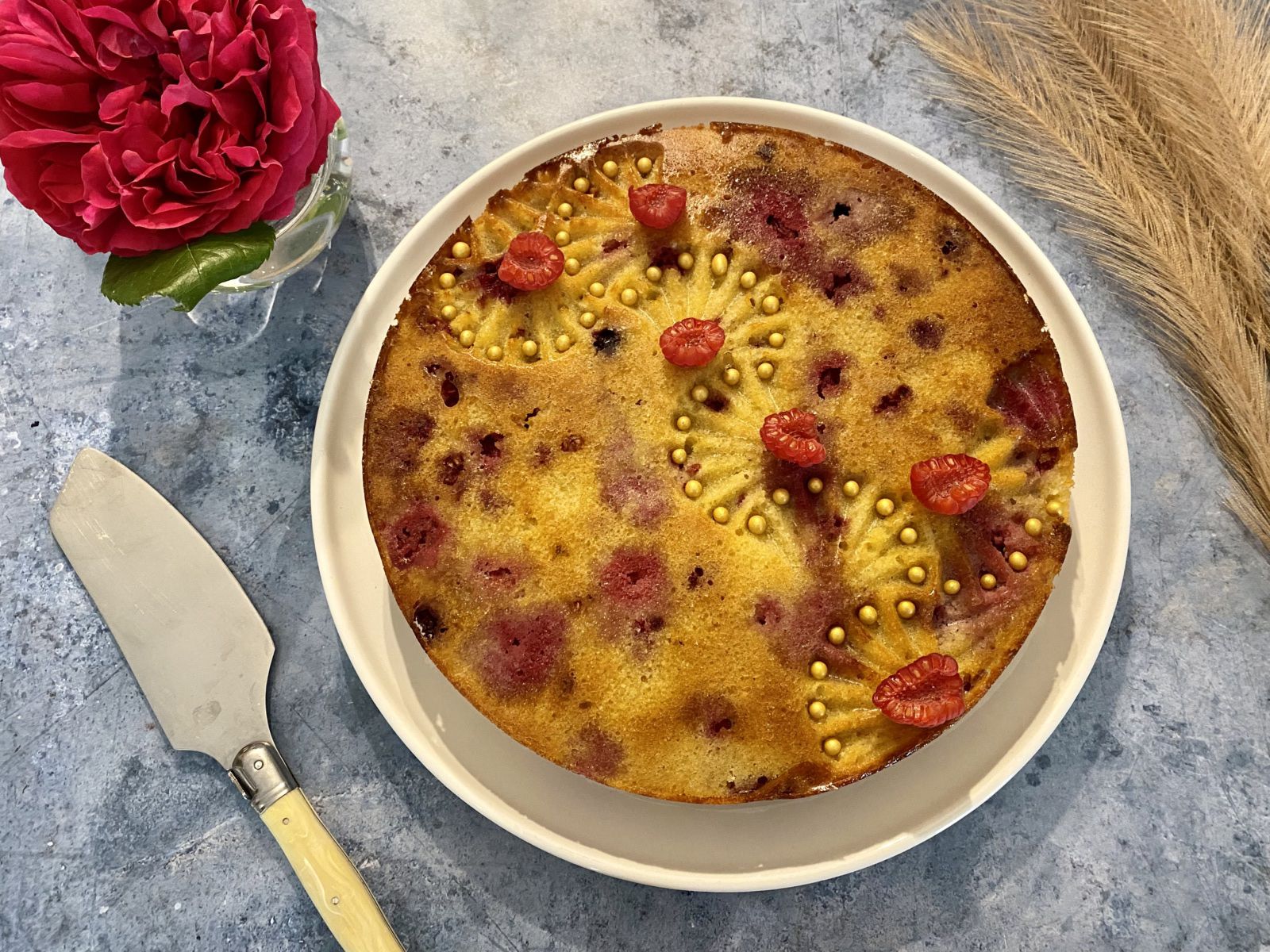 Amandier aux framboises