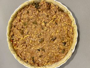 Tarte au thon et à la ratatouille
