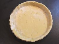 Tarte au poulet, curry et lait de coco