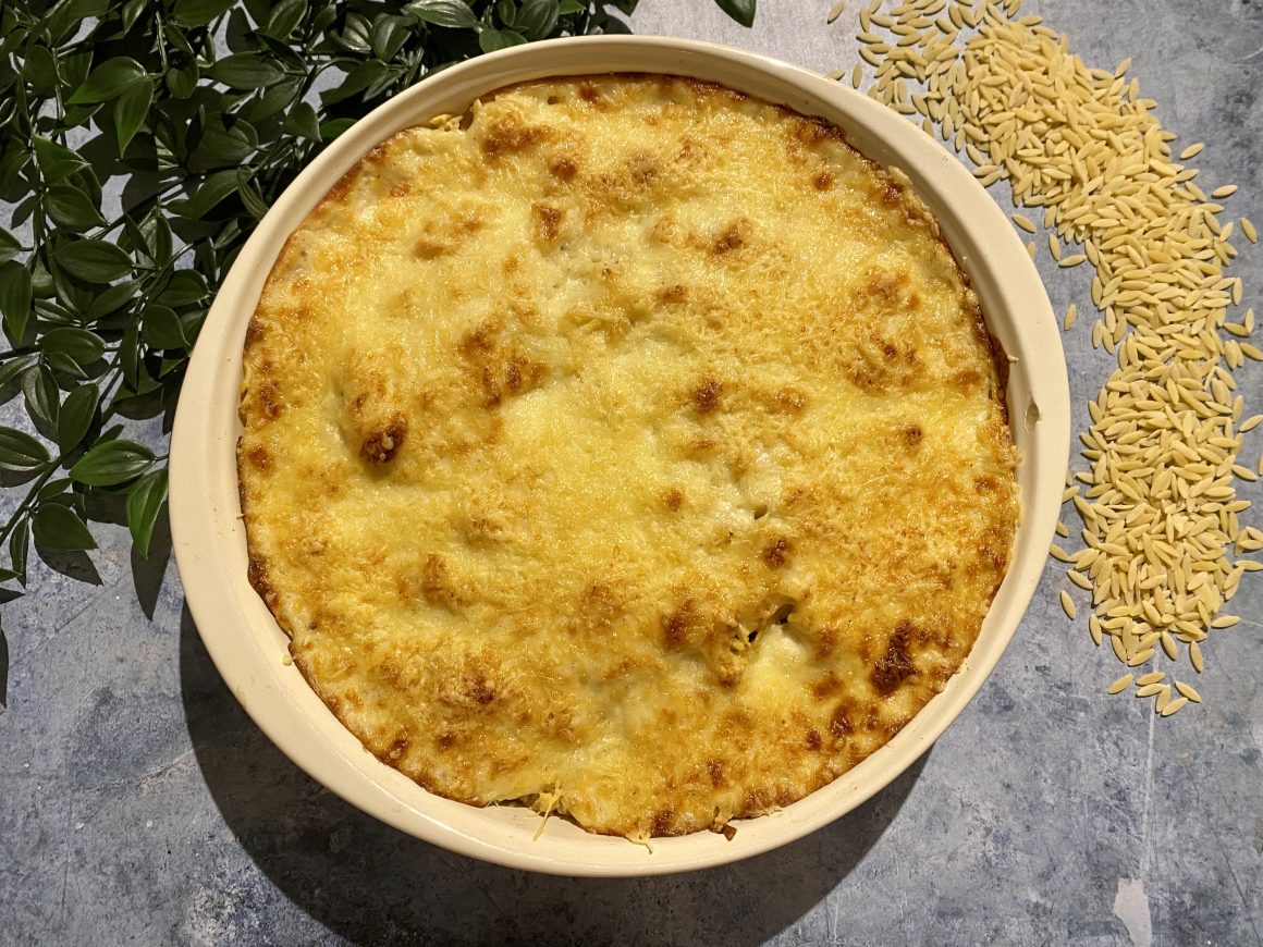 Gratin de brocoli et orzo