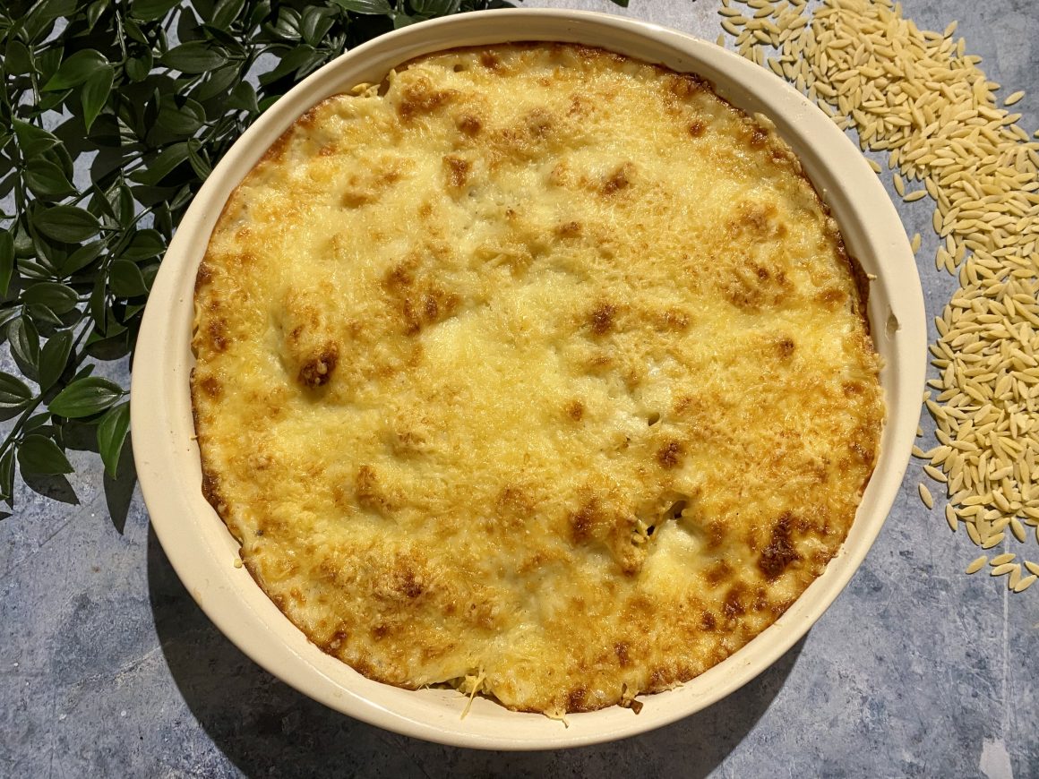 Gratin de brocoli et orzo''