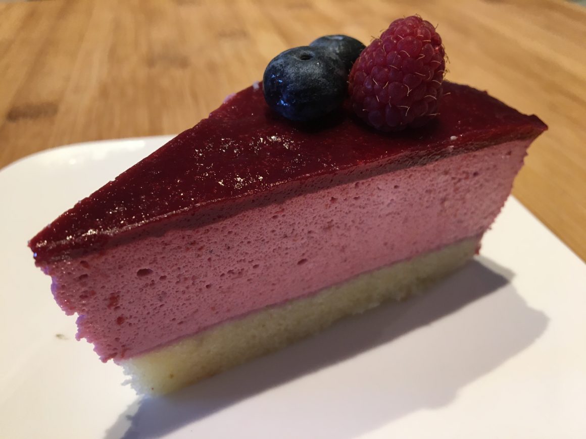 Bavarois aux fruits rouges''''